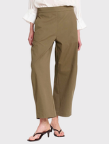 Barrel Leg Pant - Olive