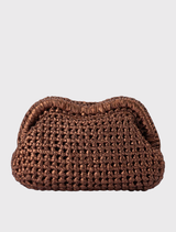 Taylor Crochet Clutch - Brownze