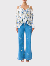 Jenna High Waisted Flare - Denim