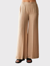 Lustre Linen Trousers - Sand