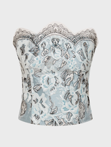 Daniela Bustier - Blue/White/Black