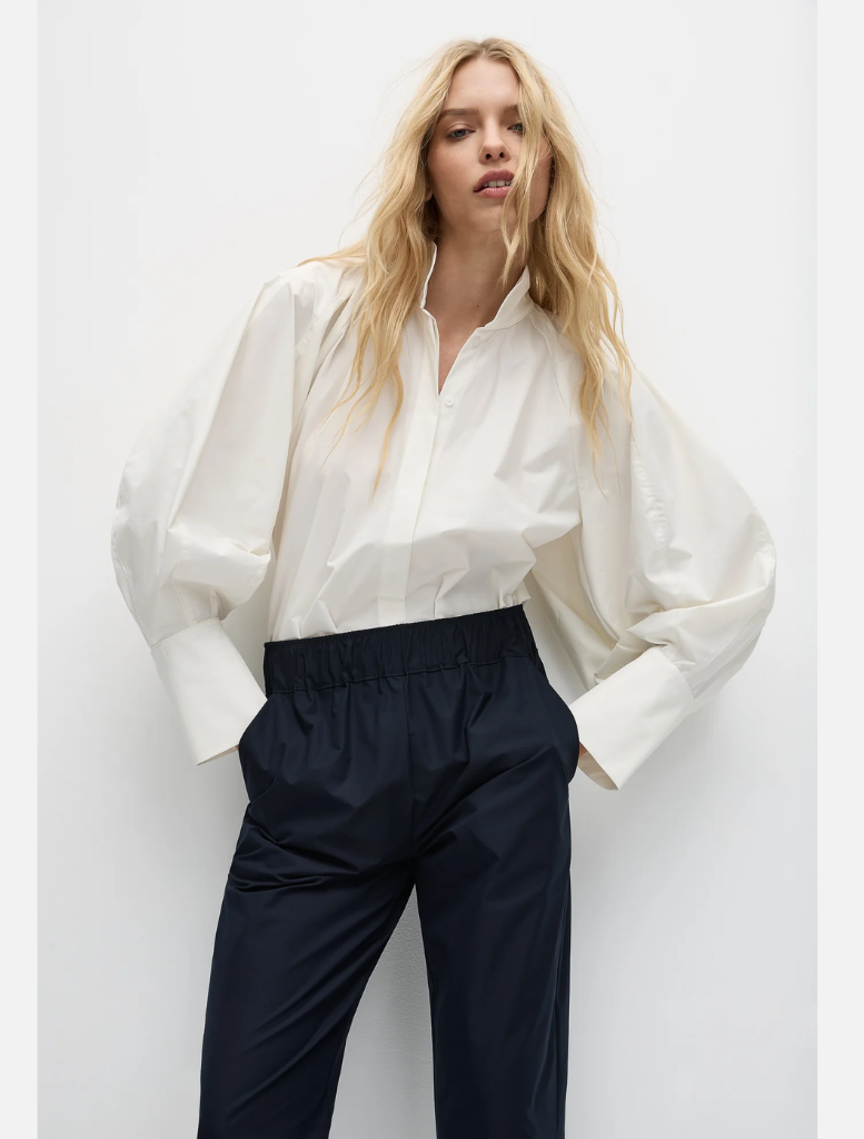 Balloon Blouse -Chalk