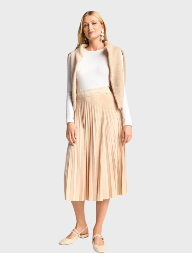 Pleated Skirt - Caffee Latte