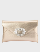 Antonia Envelope Clutch - Champagne