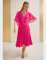 Flowy Dress - Shocking Pink