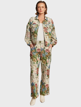 Noelle Jacquard Jacket - Red