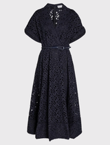 Antalya Short Sleeve Midi - Navy