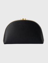 Celeste Curved Clutch - Black