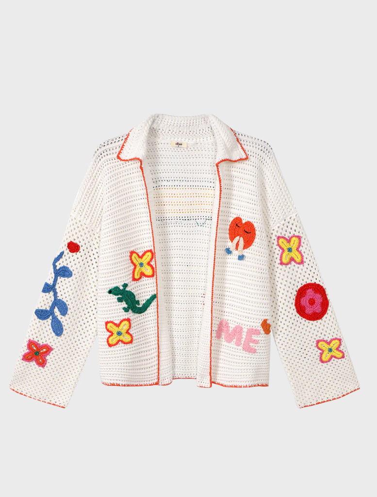 Miami Crochet Cardigan - Colorful