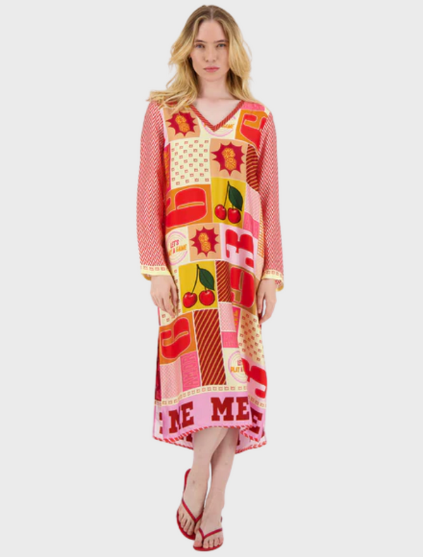 Meviolet V-Neck T-Dress - Lucky