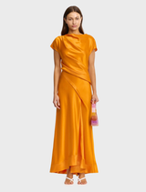Glatton Maxi Dress - Neon Mango