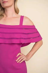 Off The Shoulder Dress - Orchid