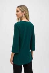 Absolute Green Flared High Low Top Style 244026 - Absolute Green