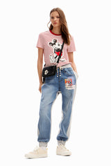 Ts Mickey Patch - Carmine