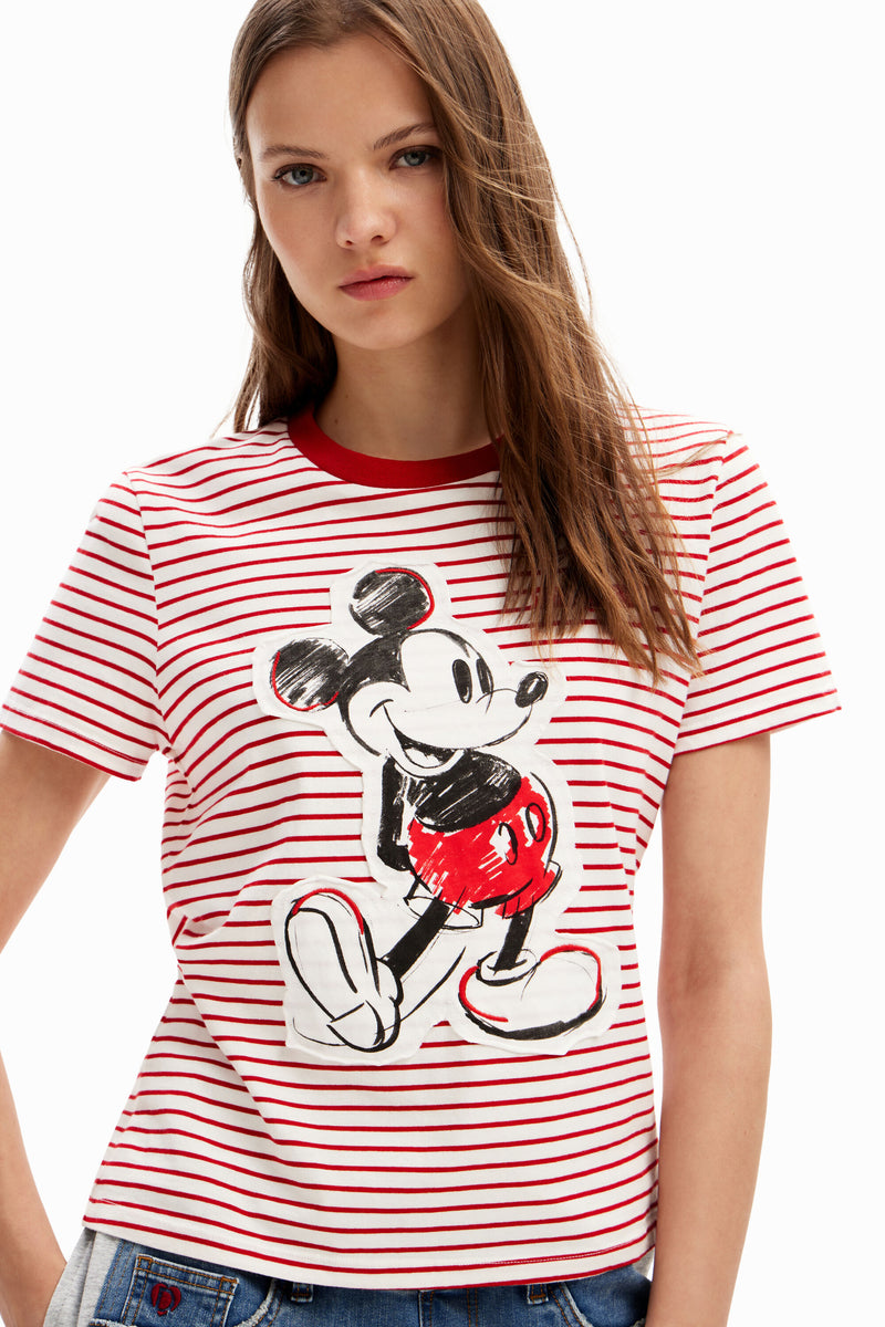 Ts Mickey Patch - Carmine