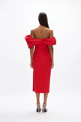 Gia Dress - Bright red