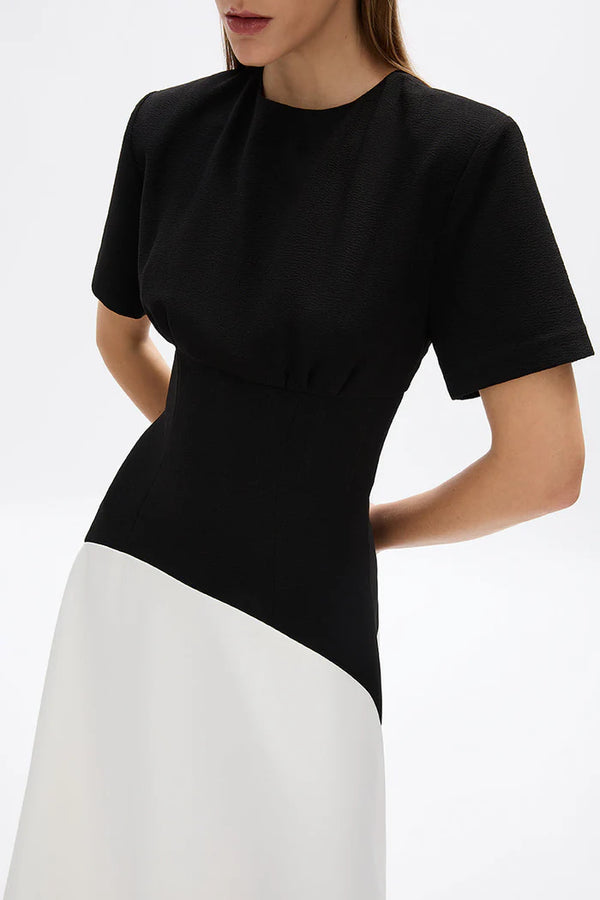 Dover Dress - Black/white