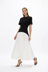 Dover Dress - Black/white