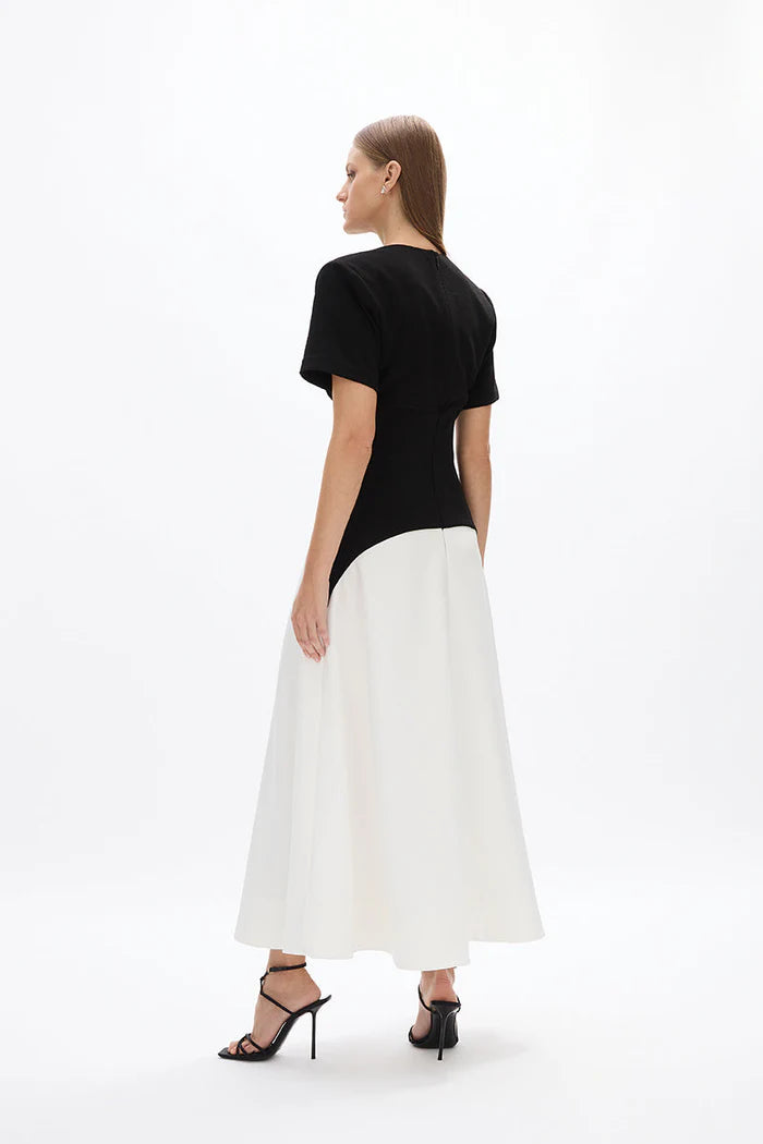 Dover Dress - Black/white