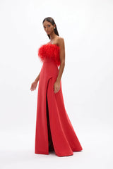 Link Gown -  Bright red