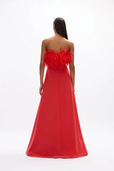 Link Gown -  Bright red