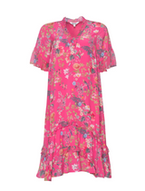 Florale Dress - Hot Pink Multi