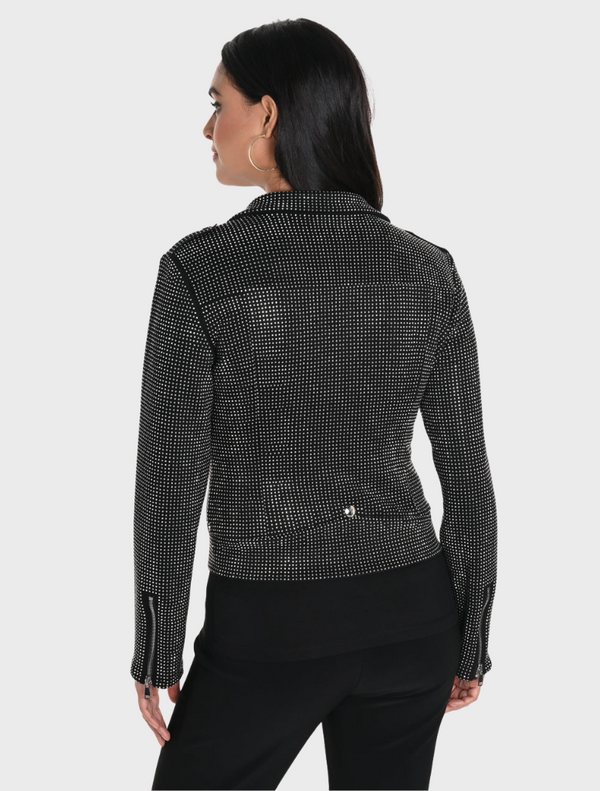 Knit Jacket - Black/Silver