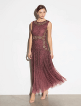 Grace Gown - Berry/Gold