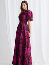 Soraya Dress - Pink/Black