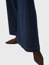 Palazzo Jeans - Dark Denim Blue