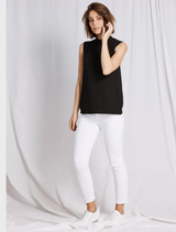 Ascot Tank Top - Black