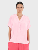 Wedge Tab Shell - Rosebud