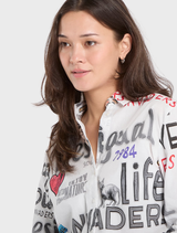 Shirt With Long Sleeve - White