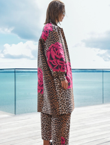 Boldly You Coat - Leopard Floral
