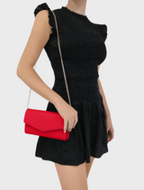 Nic Envelope Clutch - Red
