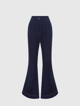 Maya Denim Flared Jeans - Indigo