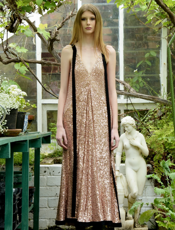 Glitter Mogul Dress - Rose Gold