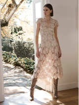 Belinda Dress - Blush Cream