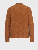 Zip Jacket, Re-Dandy Pattern - Almond