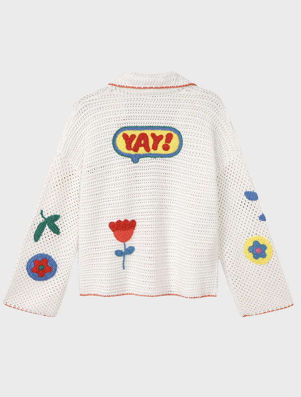 Miami Crochet Cardigan - Colorful