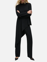 Long Pant  Powder Knit - Black