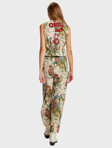 Blair Jacquard Vest - Red