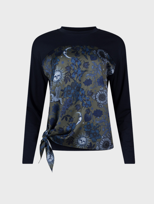 Greenwich Tee - Indigo Multi