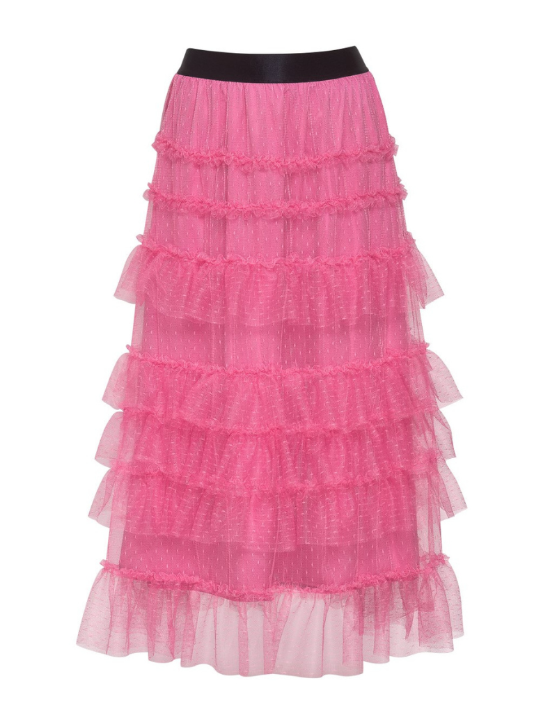 Kahlo Skirt - Pink Lemonade