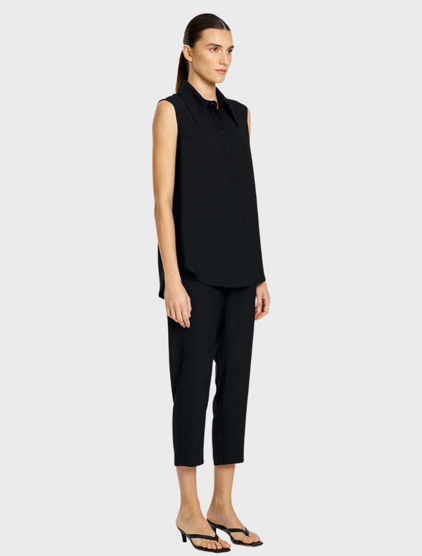 Micro Denier Capri Pant - Black