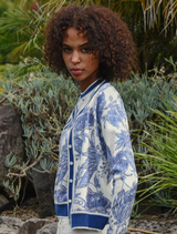 Feeling Blue-tiful Cardigan – Blue & White
