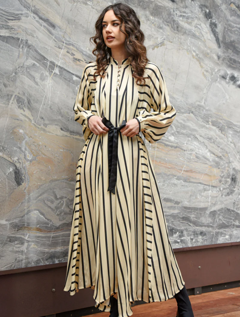 Blurred Lines Dress - Stripes – Mariko Boutique