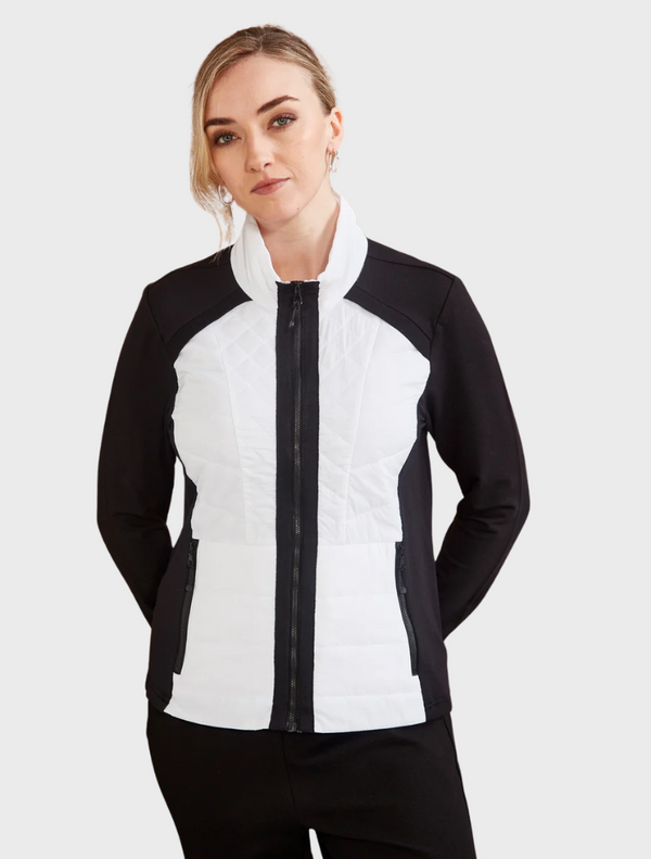 Verge - Idaho Jacket in Black / White