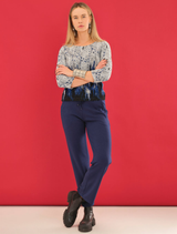 Top - Light Grey / Blue / Multi