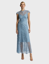 Lorena Midi Dress - Blue